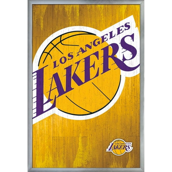NBA Los Angeles Lakers - Logo 13 Wall Poster, 22.375" x 34", Framed