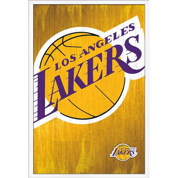 NBA Los Angeles Lakers - Logo 13 Wall Poster, 22.375" x 34", Framed