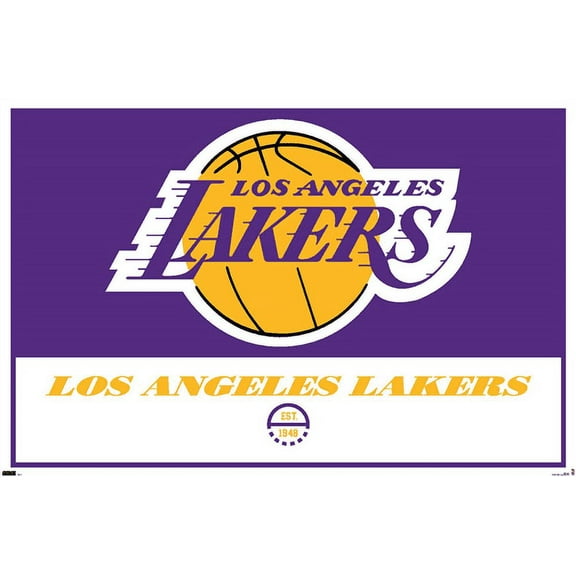 NBA Los Angeles Lakers - Logo 21 Wall Poster, 14.725" x 22.375"