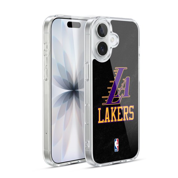 NBA Los Angeles Lakers Logo Black & Purple Design Hybrid MagSafe Case for Apple iPhone 17
