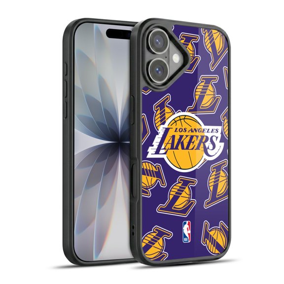 NBA Los Angeles Lakers Patterns Hybrid Hard MagSafe Case for Apple iPhone 17