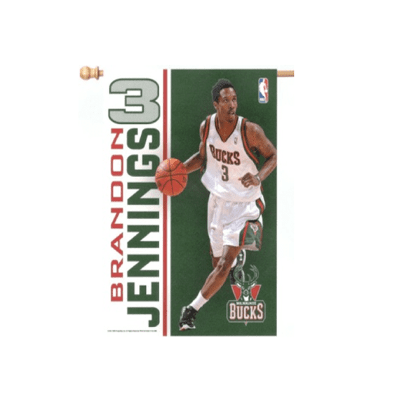 NBA MILWAUKEE Heavy Duty Flag 27"x37"