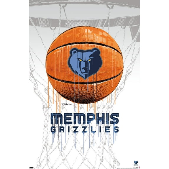 NBA Memphis Grizzlies - Drip Basketball 21 Wall Poster, 22.375" x 34"