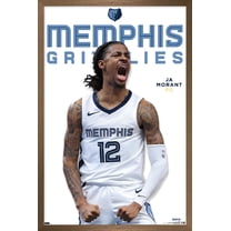NBA Memphis Grizzlies - Ja Morant Feature Series 24 Wall Poster, 22.375" x 34" Framed