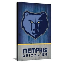 NBA Memphis Grizzlies - Logo 18 Canvas Wall Poster, 14.725" x 22.375"