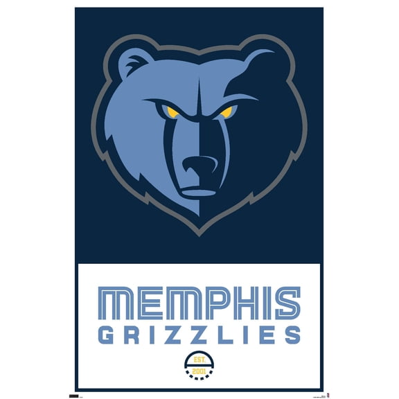 NBA Memphis Grizzlies - Logo 21 Wall Poster, 22.375" x 34"