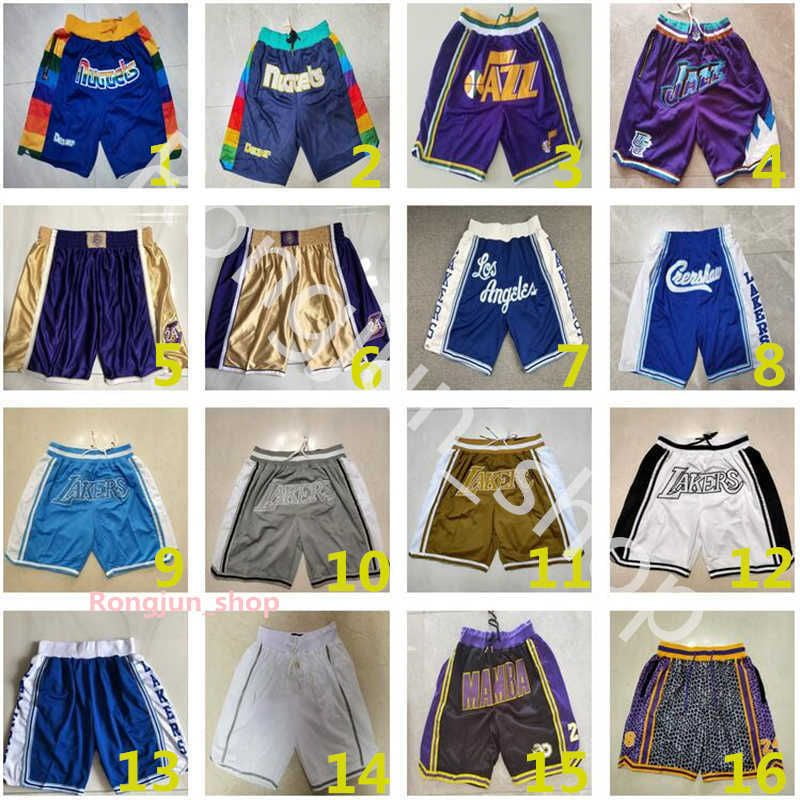 Vintage Los Angeles Lakers Just Don Blue Shorts Size XL