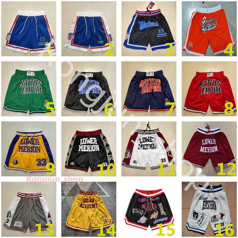 NBA_ Men Basketball Shorts JUST DON Pocket Retro Team Stitched JustDon Hip  Pop Pant With Pockets Zipper Sweatpants Breathable Fashion Man''nba''jersey