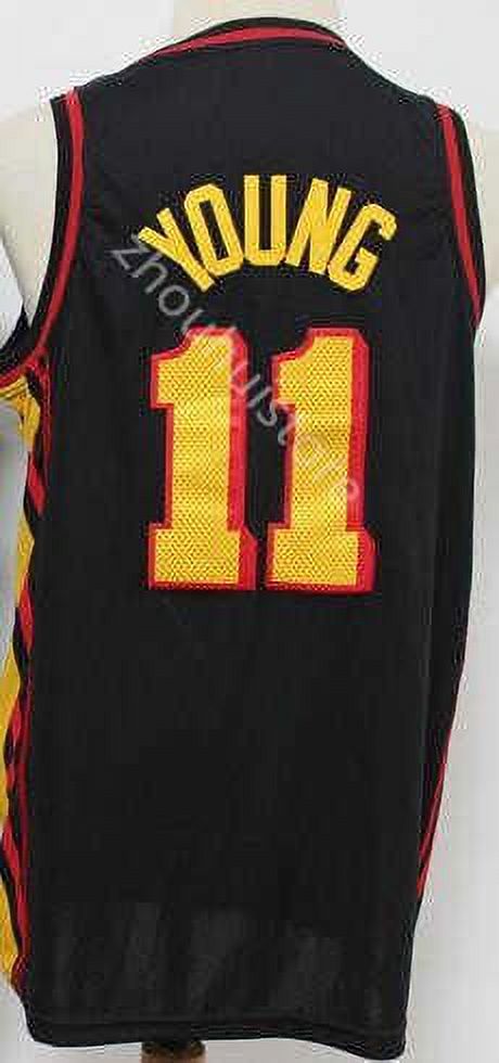 NBA_ Mens Trae 11 Young Basketball Jersey classic vintage Dikembe