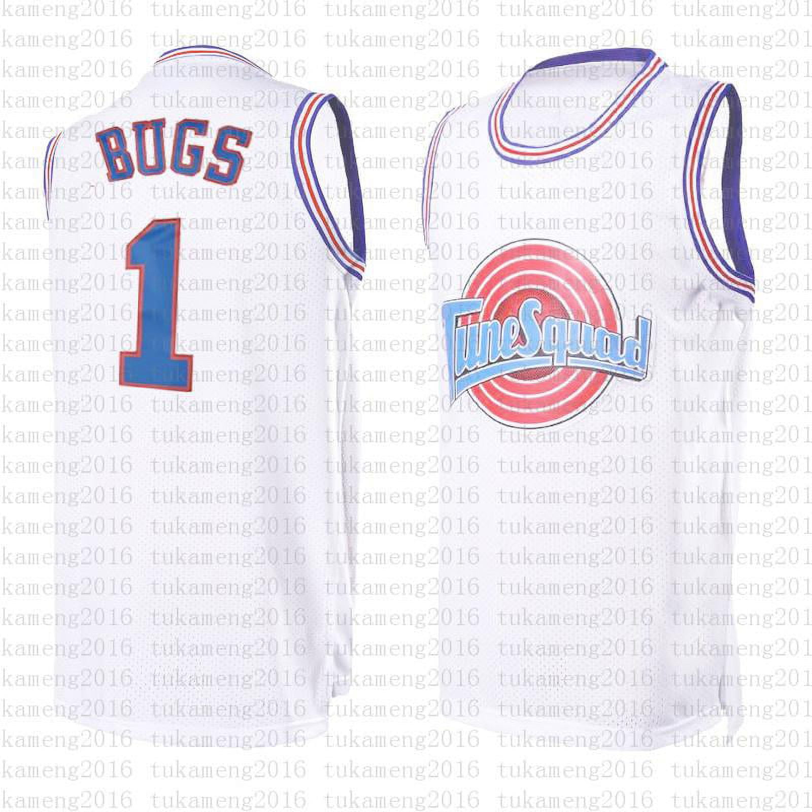 Men's Space Movie Basketball Jerseys 6# Toon Squad