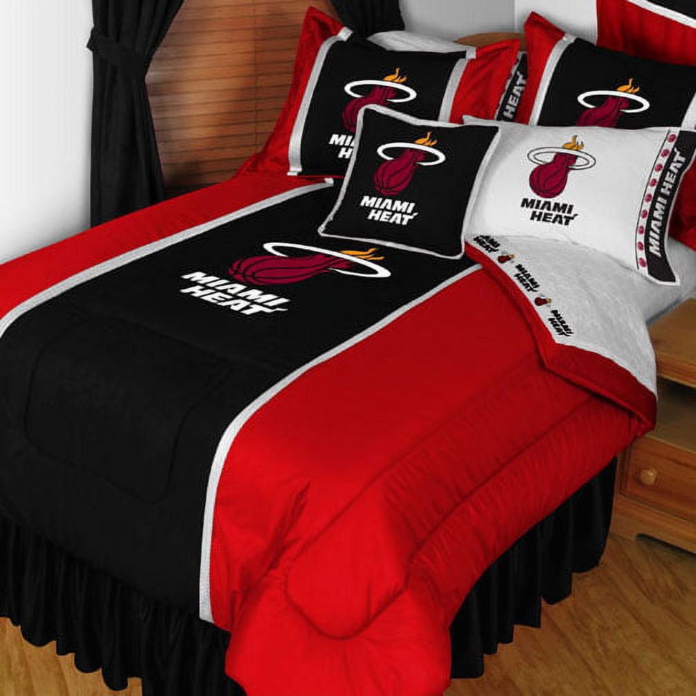 NBA Miami Heat Bedding Set Basketball Bed - Walmart.com