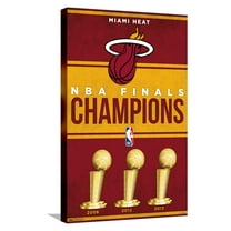 NBA Miami Heat - Champions 23 Canvas Wall Poster, 14.725" x 22.375"