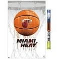 thumbnail image 1 of NBA Miami Heat - Drip Basketball 21 22.37" x 34" Poster, by Trends International, 1 of 3