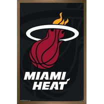 NBA Miami Heat - Logo 14 Wall Poster, 14.725" x 22.375", Framed