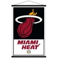 thumbnail image 1 of NBA Miami Heat - Logo 21 Wall Poster with Wooden Magnetic Frame, 22.375" x 34", 1 of 6