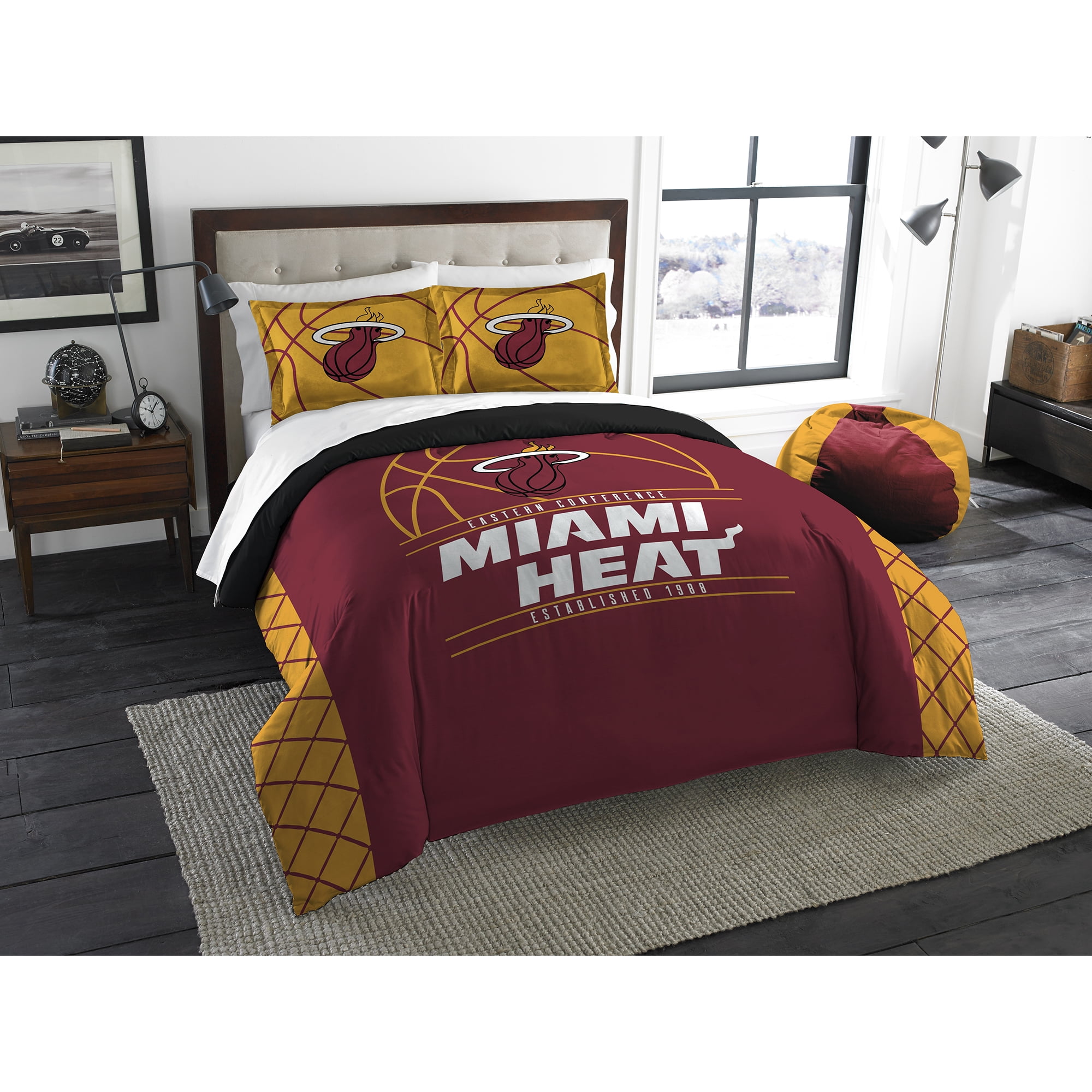 NBA Miami Heat Reverse Slam Bedding Comforter Set - Walmart.com