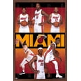 thumbnail image 1 of NBA Miami Heat - Team 21 Wall Poster, 14.725" x 22.375", Framed, 1 of 3