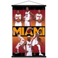 thumbnail image 1 of NBA Miami Heat - Team 21 Wall Poster with Wooden Magnetic Frame, 22.375" x 34", 1 of 3