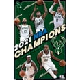 thumbnail image 1 of NBA Milwaukee Bucks - 2021 NBA Finals Champions Wall Poster, 14.725" x 22.375", 1 of 4
