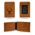 thumbnail image 1 of Bucks Laser Engraved Brown Front Pocket Wallet, 1 of 2