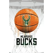 NBA Milwaukee Bucks - Drip Ball 20 Wall Poster, 22.375" x 34"