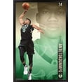 thumbnail image 1 of NBA Milwaukee Bucks - Giannis Antetokounmpo 17 Wall Poster, 14.725" x 22.375", Framed, 1 of 5