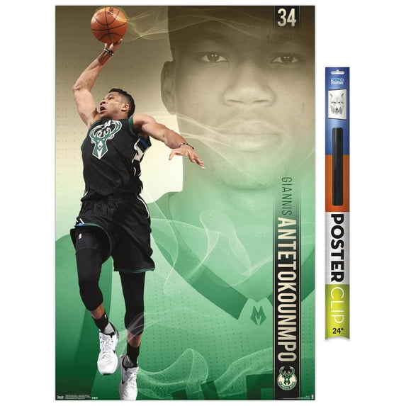 NBA Milwaukee Bucks - Giannis Antetokounmpo 17 Wall Poster, 22.375" x 34"