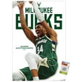 thumbnail image 1 of NBA Milwaukee Bucks - Giannis Antetokounmpo Feature Series 24 Wall Poster with Push Pins, 22.375" x 34", 1 of 3