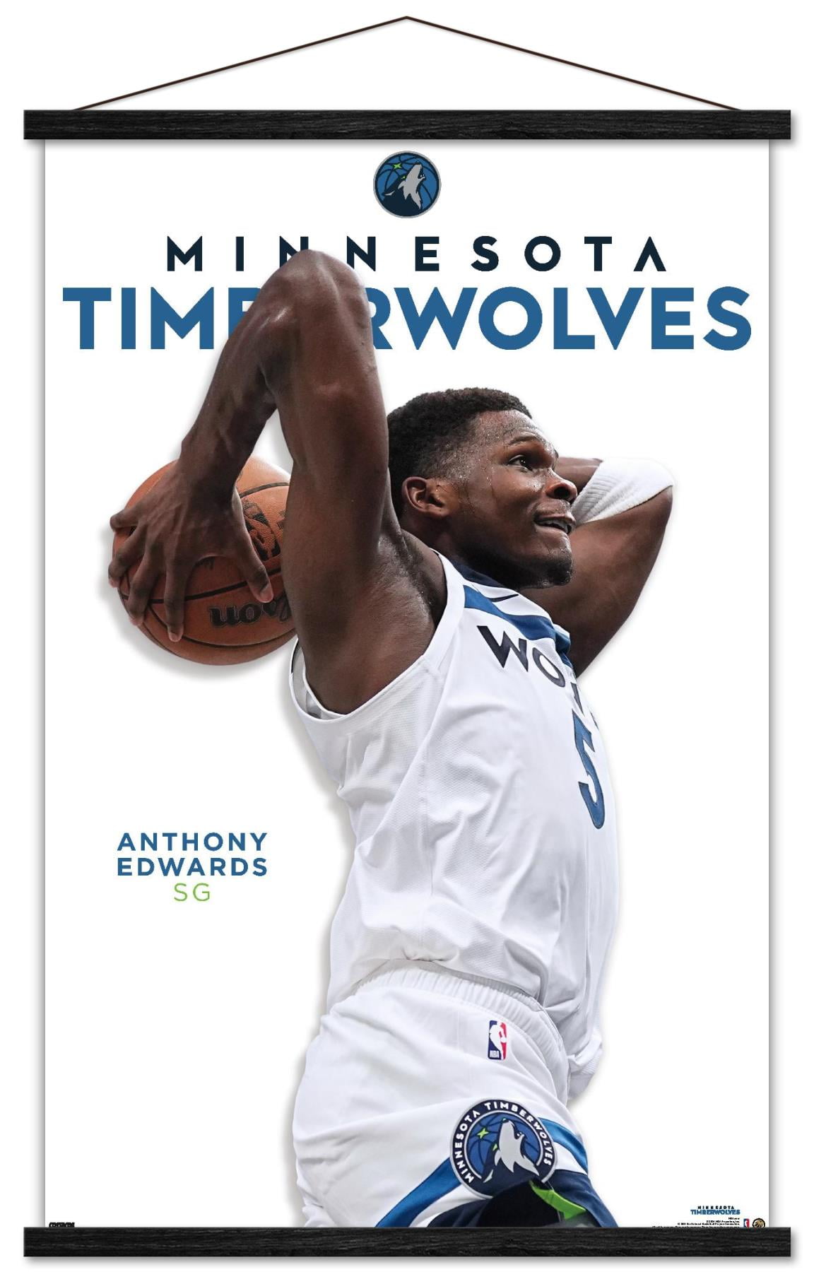 NBA Minnesota Timberwolves - Anthony Edwards Feature Series 24 Wall ...