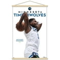 thumbnail image 1 of NBA Minnesota Timberwolves - Anthony Edwards Feature Series 24 Wall Poster with Magnetic Frame, 22.375" x 34", 1 of 4