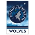 thumbnail image 1 of NBA Minnesota Timberwolves - Logo 18 Wall Poster, 22.375" x 34", Framed, 1 of 2