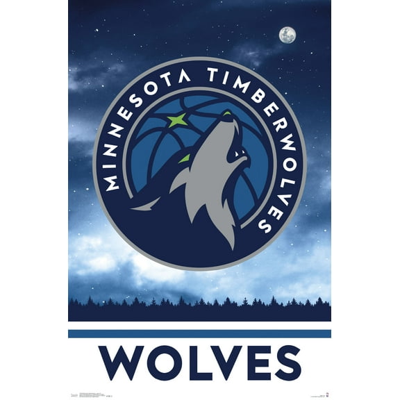NBA Minnesota Timberwolves - Logo 18 Wall Poster, 22.375" x 34"