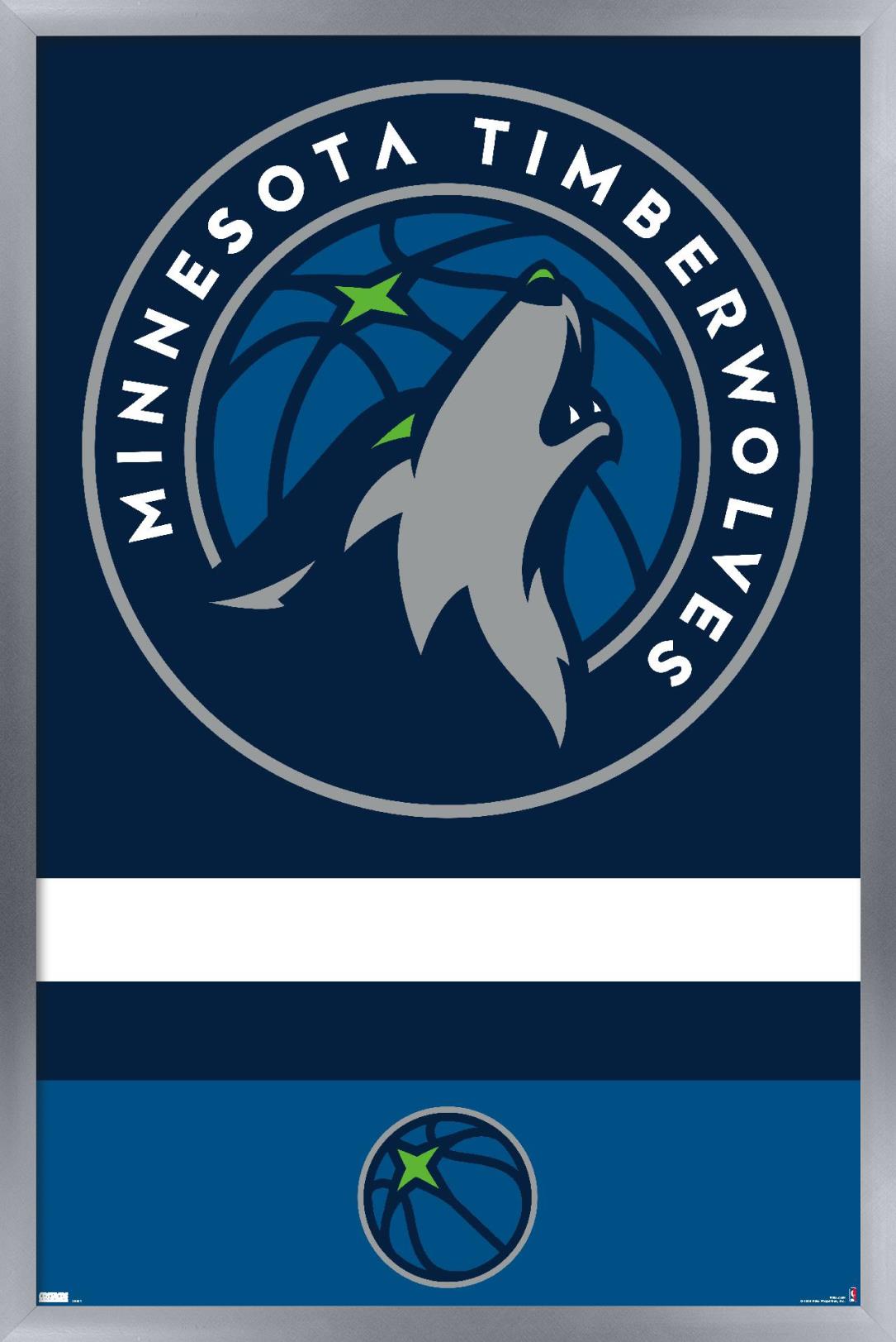 NBA Minnesota Timberwolves - Logo 20 Wall Poster, 14.725" x 22.375", Framed - image 1 of 5