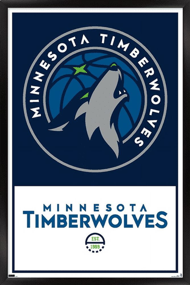 NBA Minnesota Timberwolves - Drip Basketball 21 Wall Poster with Wooden  Magnetic Frame, 22.375 x 34