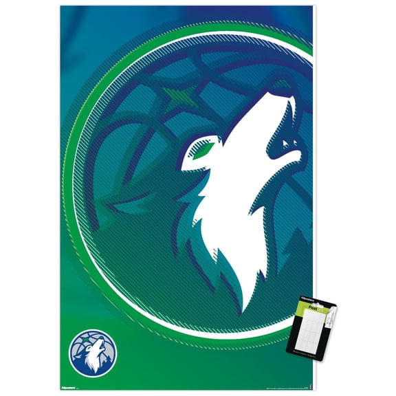 NBA Minnesota Timberwolves - Logo 26 Wall Poster, 22.375" x 34"