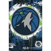 NBA Minnesota Timberwolves - Maximalist Logo 23 Wall Poster, 22.375" x 34"