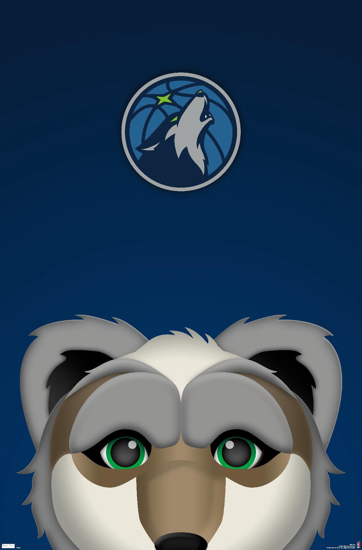 NBA Minnesota Timberwolves - S. Preston Mascot Crunch 23 Wall Poster, 22.375" x 34"
