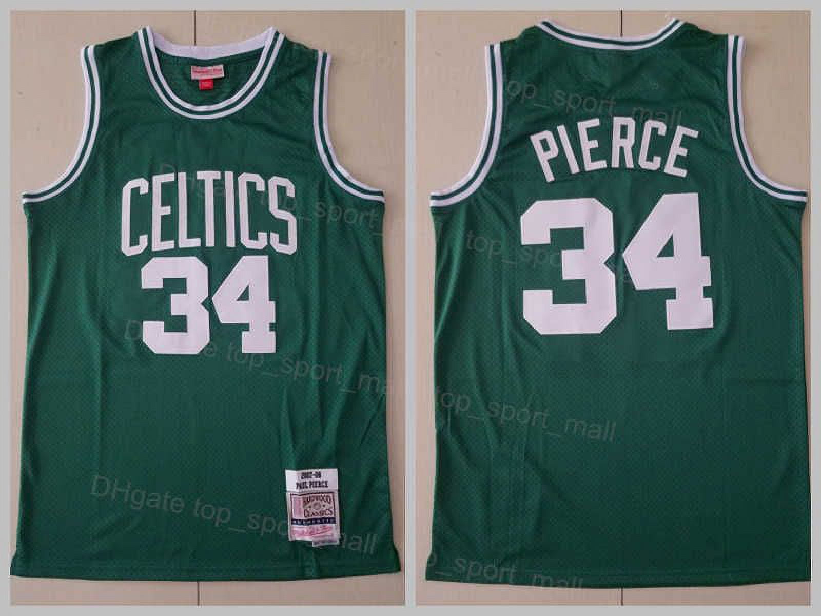 NBA_ Mitchell and Ness Retro Basketball Kevin Garnett Jersey 5 Ray Allen 20  Paul Pierce 34 Larry Bird 33 Vintage Color Bl''nba''jerseys 