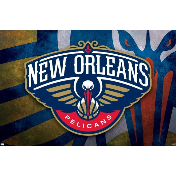 NBA New Orleans Pelicans - Logo 20 Wall Poster, 14.725" x 22.375"