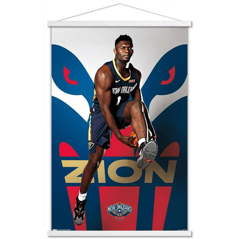NBA New Orleans Pelicans - Zion Williamson 19 Wall Poster with