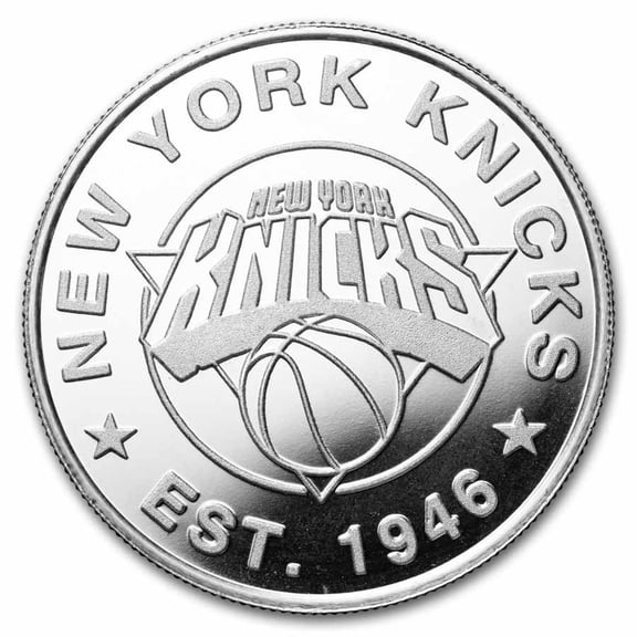 NBA New York Knicks 1 oz Silver Round