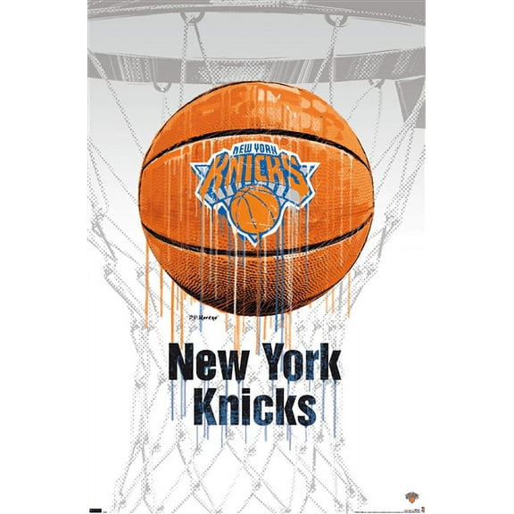 NBA New York Knicks - Drip Basketball 21 Wall Poster, 22.375" x 34"