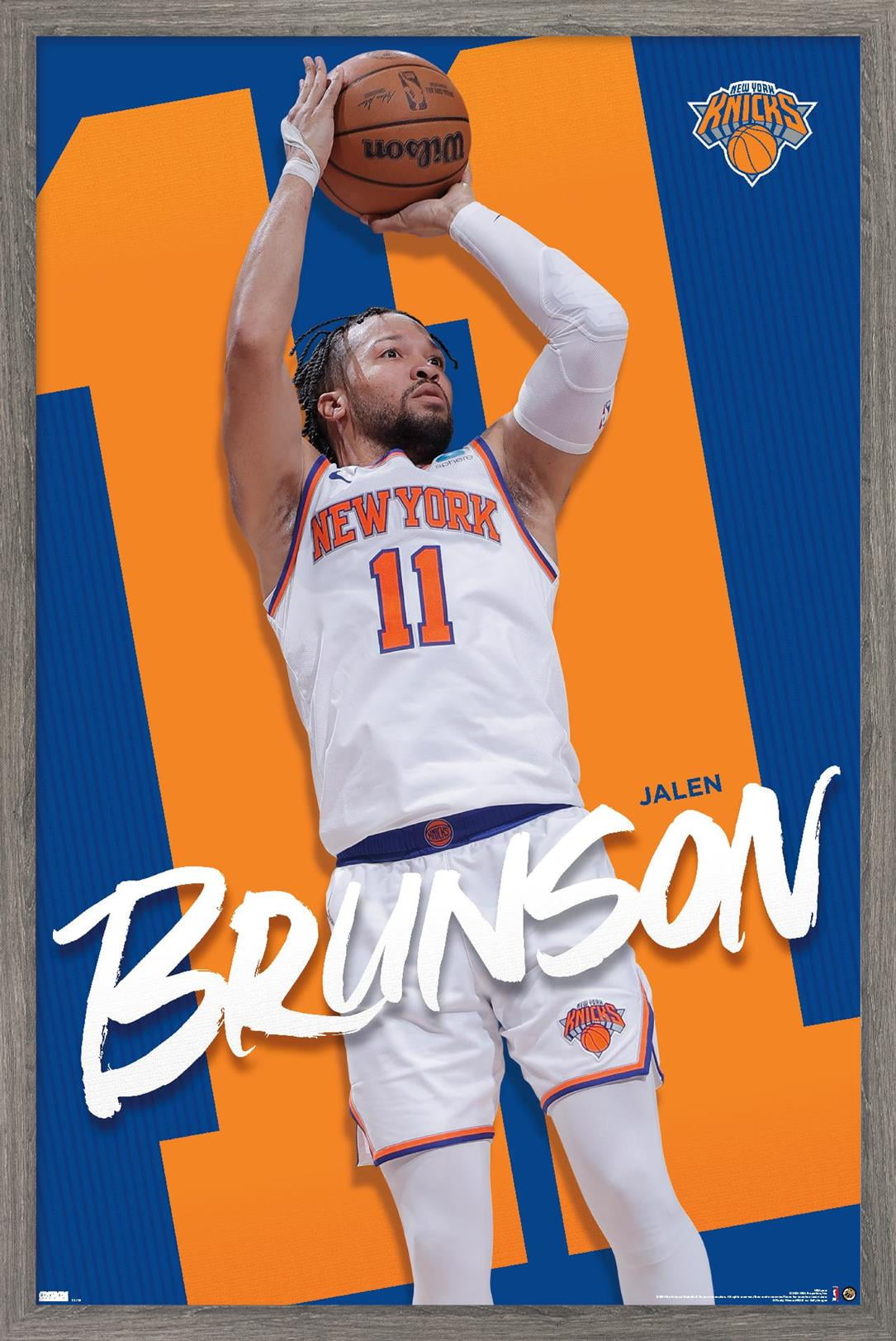 NBA New York Knicks - Jalen Brunson 24 Wall Poster, 22.375" x 34