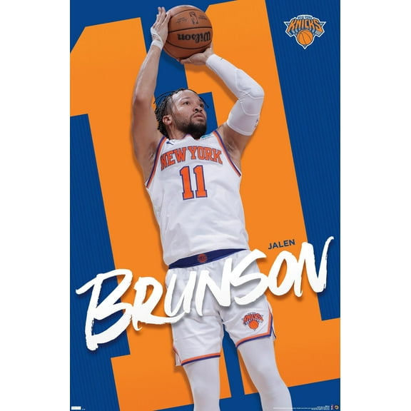 NBA New York Knicks - Jalen Brunson 24 Wall Poster, 22.375" x 34"
