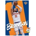 thumbnail image 1 of NBA New York Knicks - Jalen Brunson 24 Wall Poster with Push Pins, 22.375" x 34", 1 of 5