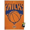 thumbnail image 1 of NBA New York Knicks - Logo 25 Wall Poster with Push Pins, 22.375" x 34", 1 of 4