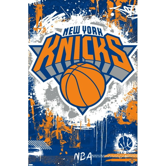 NBA New York Knicks - Maximalist Logo 23 Wall Poster, 22.375" x 34"