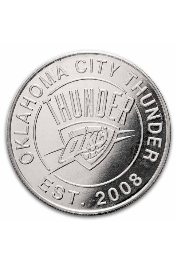 Oklahoma City Thunder 1 oz Silver Round