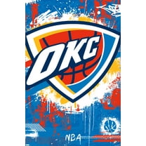NBA Oklahoma City Thunder - Maximalist Logo 23 Wall Poster, 22.375" x 34"