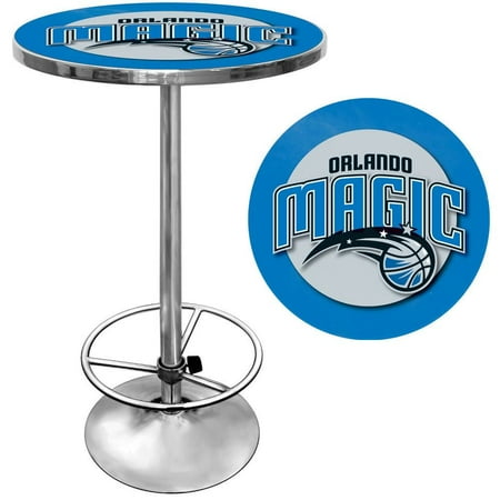Orlando Magic NBA Chrome Pub Table - Blue, Black, Silver